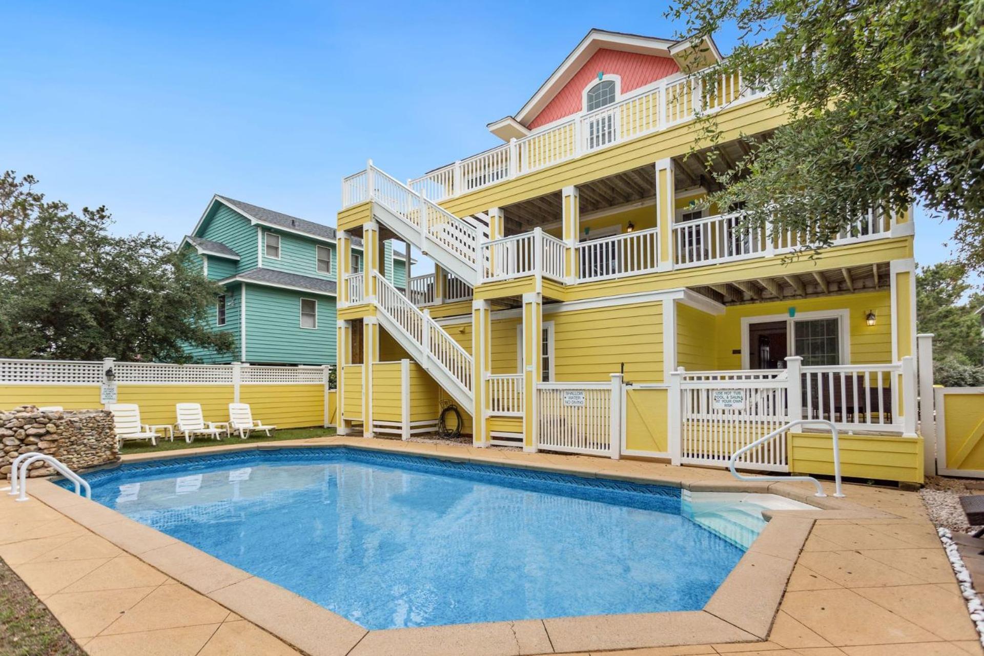 1661 Crown Jewel 10 Min Walk To Beach Corolla Esterno foto